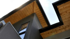 Photo of green roof hoverhang of Eco-Friendly addition project